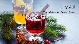  Presentation with winter - Cool new PPT theme with orange and cranberry punch backdrop and a  colored foreground