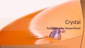  Presentation with orange - Slides enhanced with valves - inflatable orange bath cushion background and a coral colored foreground