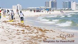  Presentation with oil spill - 