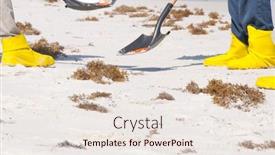  Presentation with oil spill - 