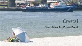  Presentation with oil spill - 