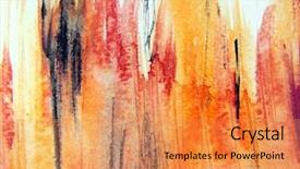  Presentation with yellow orange - Amazing slide set having orange black yellow watercolour 2 backdrop and a gold colored foreground