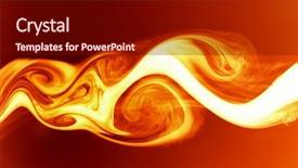  Presentation with fiery - Presentation theme consisting of orange blast - magical fiery background background and a wine colored foreground