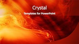  Presentation with fiery - Presentation theme with orange blast - magical fiery background background and a crimson colored foreground