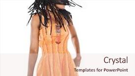  Presentation with rasta - Slide set featuring orange blouse dancing reggae background and a lemonade colored foreground