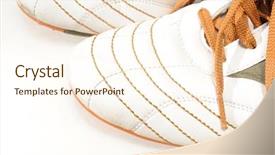  Presentation with sports shoes - Amazing theme having orange brown masculine - toes of casual and stylish backdrop and a cream colored foreground