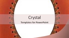  Presentation with framework - Beautiful presentation featuring orange burned leather framework background backdrop and a coral colored foreground