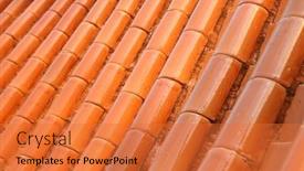  Presentation with construction design - PPT layouts having orange-chinese-roof-tile-background background and a  colored foreground