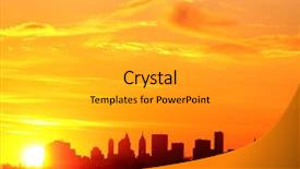  Presentation with new york city - Cool new presentation with two wedding rings on a black background used a glow effect backdrop and a black colored foreground