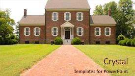  Presentation with plantation - Theme enhanced with orange county - ayr mount plantation background and a coral colored foreground