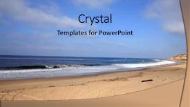  Presentation with laguna beach - Cool new slide set with orange county - crystal cove beach in southern backdrop and a  colored foreground