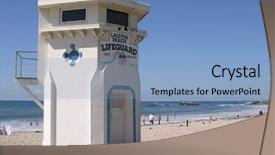  Presentation with laguna beach - Cool new slide set with orange county - world famous laguna beach california backdrop and a teal colored foreground
