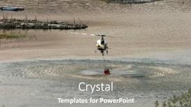  Presentation with sheriff - Presentation having orange-county-sheriff-heliocopters background and a gray colored foreground