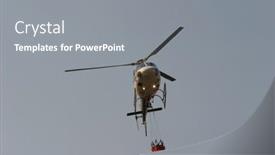  Presentation with sheriff - Theme consisting of orange-county-sheriff-heliocopters background and a gray colored foreground