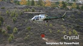  Presentation with sheriff - Colorful theme enhanced with orange-county-sheriff-heliocopters backdrop and a dark gray colored foreground