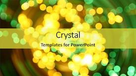  Presentation with gold bokeh - Theme featuring orange gold green blue - speed motion bokeh background and a  colored foreground