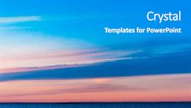  Presentation with color orange - PPT theme featuring orange gradiant color - bright horizon bright illumination background and a gray colored foreground