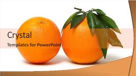  Presentation with orange - Amazing PPT theme having orange isolated on white background backdrop and a gold colored foreground