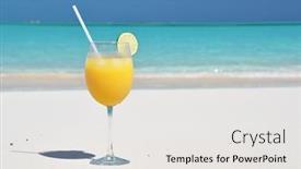  Presentation with bahamas - Amazing slides having orange juice on the beach great exuma bahamas backdrop and a white colored foreground