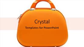  Presentation with orange - Colorful slides enhanced with  backdrop and a  colored foreground