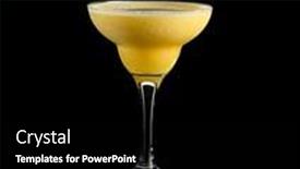  Presentation with concrete - Presentation theme consisting of orange-margarita-on-black-concrete background and a black colored foreground