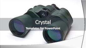  Presentation with navy - Presentation consisting of orange navy - binoculars on white background and a dark gray colored foreground