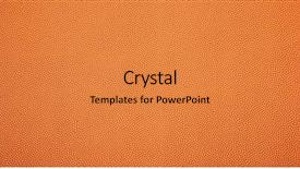  Presentation with leather - Audience pleasing PPT theme consisting of orange pattern - leather textured basketball background backdrop and a gold colored foreground