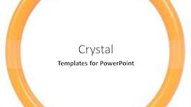  Presentation with pastel color - Presentation consisting of orange-plastic-circle-round-frame background and a white colored foreground