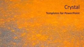  Presentation with holi festival - PPT theme consisting of orange powder on the floor during holi festival in kathmandu nepal background and a gold colored foreground