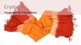  Presentation with hippie - Colorful presentation design enhanced with orange-red-hippie-scarf backdrop and a lemonade colored foreground