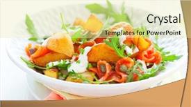  Presentation with an orange sweet potato - Amazing PPT layouts having orange rockets - potato salad with smoked salmon backdrop and a blonde colored foreground