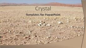  Presentation with sand dunes - Colorful slides enhanced with orange-sand-dunes-and-stine backdrop and a soft green colored foreground