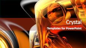  Presentation with silver abstract - Amazing presentation theme having orange silver background abstract 04 backdrop and a tawny brown colored foreground