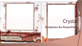  Presentation with scrap book - Colorful slide deck enhanced with scrap book - delicate orange square frame scrapbook backdrop and a lemonade colored foreground
