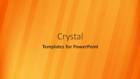  Presentation with cell biology 3d illustration - Theme consisting of orange-stripped-background-texture-illustration background and a gold colored foreground