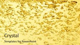  Presentation with orange - PPT layouts having orange summer drink with bubbles background and a yellow colored foreground