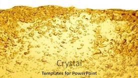  Presentation with orange - Amazing theme having orange-summer-drink-with-bubbles backdrop and a yellow colored foreground