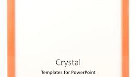  Presentation with picture frame - PPT theme consisting of orange-wooden-square-frame background and a cream colored foreground