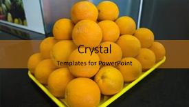  Presentation with tamil - Slide set featuring oranges on a table chennai background and a  colored foreground