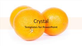  Presentation with background - PPT theme featuring oranges on white background background and a gold colored foreground