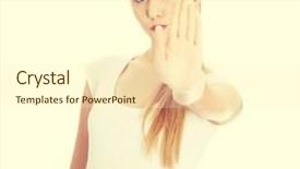  Presentation with hold hand - Amazing PPT layouts having order entry - hold on stop gesture showed backdrop and a  colored foreground