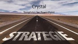  Presentation with strategy - Theme enhanced with order operations - strategy in german written background and a light gray colored foreground