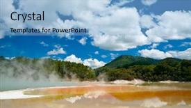  Presentation with new zealand - Presentation theme having ordiment - frying pan flat pool background and a light blue colored foreground