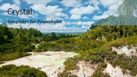  Presentation with new zealand - Colorful PPT layouts enhanced with ordiment - frying pan flat pool backdrop and a  colored foreground