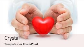  Presentation with donation - Cool new PPT theme with organ donation - red heart is protected backdrop and a lemonade colored foreground