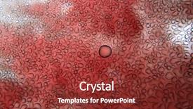  Presentation with human biology - Colorful presentation theme enhanced with organelle biology - microscopic view of human blood backdrop and a tawny brown colored foreground