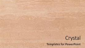  Presentation with art marble patterned texture - Presentation design having organic architecture - beige marble texture background and a coral colored foreground