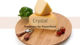  Presentation with farm food - Beautiful presentation featuring organic-cheese-healthy-gourment-food backdrop and a coral colored foreground