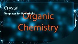  Presentation with organic chemistry - PPT layouts featuring organic-chemistry-the-study background and a navy blue colored foreground