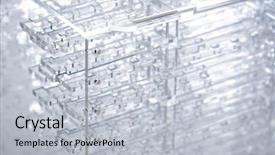  Presentation with transparent electronics - Slide set consisting of organic electronics - abstract high-tech background details background and a light gray colored foreground